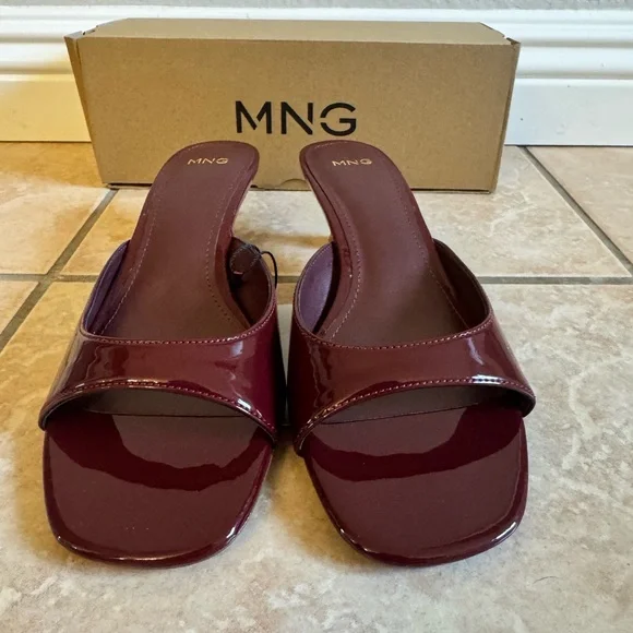 Mango Open-Toe Kitten Heels - Picture 6 of 9